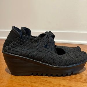 Bernie Mev Woven Criss Cross Slip Ons